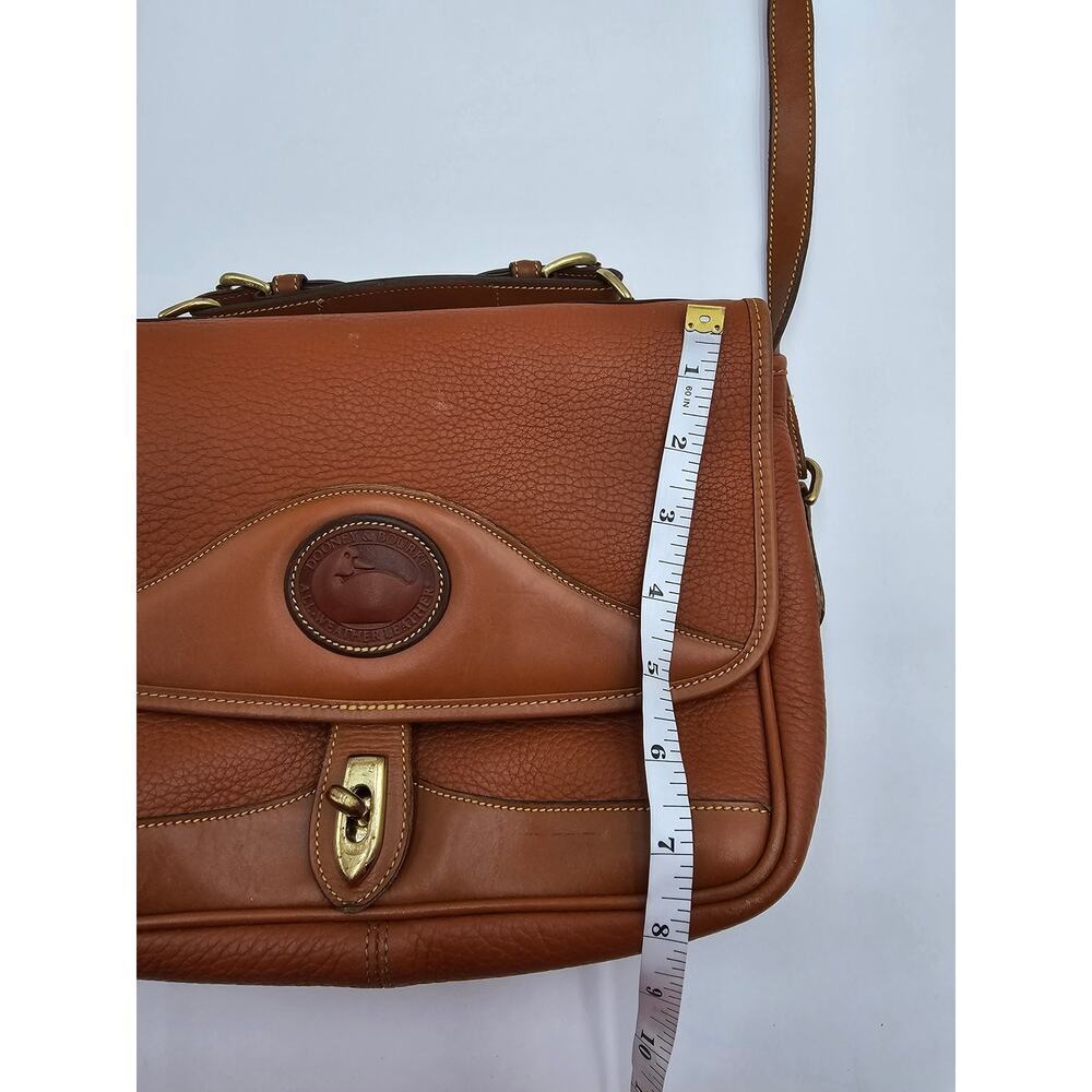 Vintage Dooney & Bourke All-Weather Yan Leather Carrier Bag w/Shoulder Strap - Picture 16 of 16